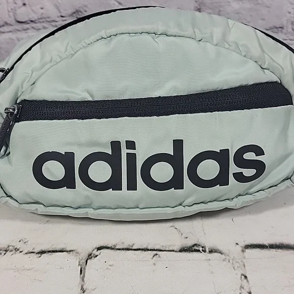 Adidas Originals Core Waist Fanny Pack Bag Mint Green Crossbody Legacy Concert - Picture 3 of 11